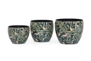 FC Daisies Enamel Plant Pot