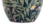 FC Daisies Enamel Plant Pot
