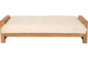 Vienna 3 Seater Oak Sofa Bed 6