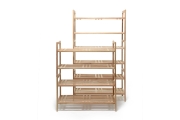 FC Walnut Stacking Shoe Rack