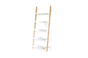 Bamboo And MDF Leaning Ladder Shelf Cm