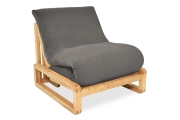 Birch Loop Single Handloom Charcoal