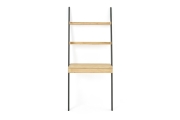 Rubberwood And Painted Leaning Desk