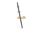 Rubberwood And Painted Leaning Desk