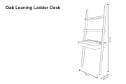 Ladder Desk An X