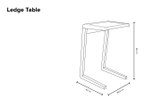 Ledge Table Htaj Td