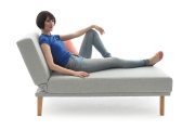 Snooze Sofa Bed (Grey) - With a Model