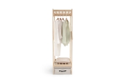 Birch Drape Wardrobe Narrow