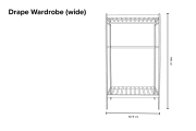 Drape Wardrobe Wide