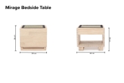 FC Mirage Bedside Table
