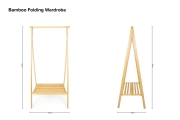 Bamboo Folding Wardrobe