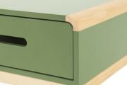 FC Hale Bedside Cabinet Green