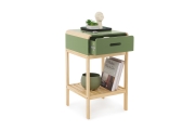 FC Hale Bedside Cabinet Green