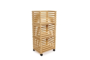FC Hugo Stacking Bamboo Rolling Storage
