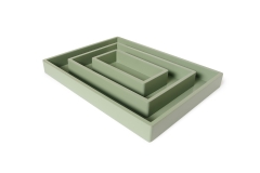 FC Rectangular Mdf Trays Green Xrx Bb