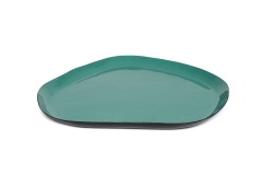 Mizu Enamel Tray - Large (Fir Green)