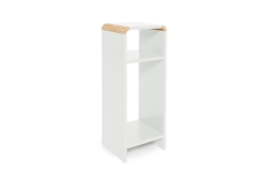 FC Hale Narrow Bedside Table White