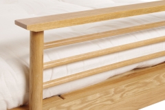 Pagoda - Oak  Single Seater Sofa Bed - Armrest