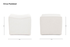 Cirrus Footstool