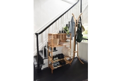 FC Bamboo Coat Stand Akira Shelves Georgian Park LS