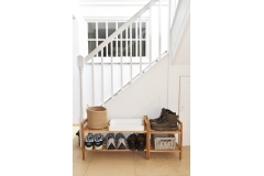 FC Walnut Shoe Rack Georgian Park LS