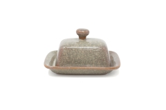 Reactive Glaze Mini Butter Dish Sage