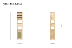 Tallboy Birch Cabinet
