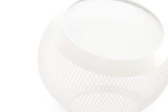 FC Nambu Metal Fruit Bowl White