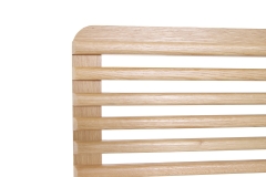 FC Oak Slatted Headbord Kingsize