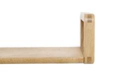 FC Loop Oak Wall Shelf Cm