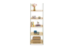 FC Rubberwood And Pine Ladder Shelf