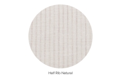 Half Rib Natural Seater