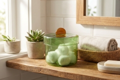 FC Poppett Jars LS Green