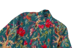 Paradise Cotton Robe (Dark Teal)