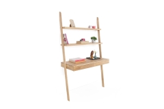 FC Oak Rounded Wide Ladder Desk