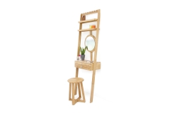 Oak Leaning Ladder Mini Dressing Table 2