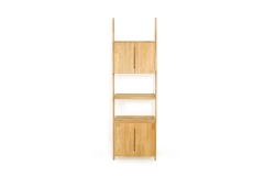 FC Oak Leaning Drinks Cabinet