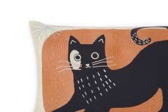 FC Black Cat Cushion Cover X