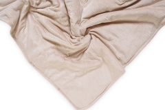 FC Crinkle Velvet Bedspread Natural