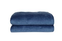 FC Crinkle Velvet Bedspread Legion Blue