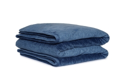 FC Crinkle Velvet Bedspread Legion Blue