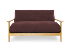 BF Seater Cover Half Rib Aubergine
