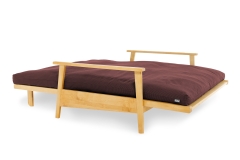 BF Seater Cover Half Rib Aubergine