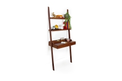 Dark Oak Leaning  Ladder Desk