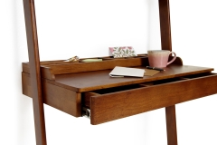 Dark Oak Leaning  Ladder Desk