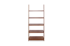 Dark Oak Wide Leaning  Ladder Shelves