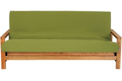 Quad 3 Seater Oak Sofa Bed 1