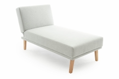 Snooze Sofa Bed (Grey) - Angled view