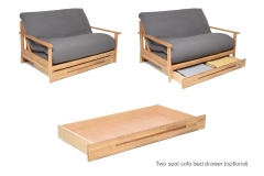 Two Seat Optional Drawer Nyon Ul