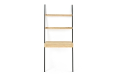 Rubberwood And Painted Leaning Desk